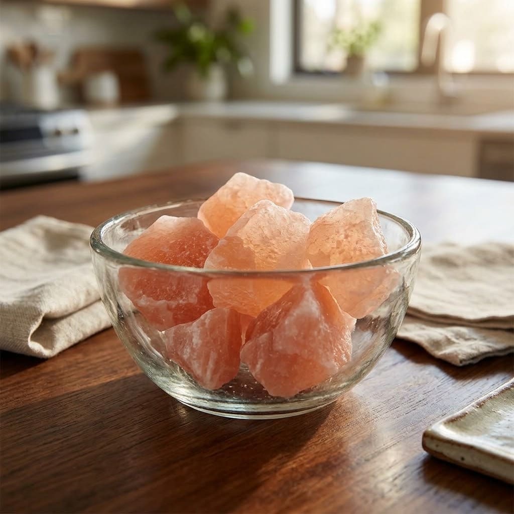 Raw Himalayan rock salt chunks from Pakistan